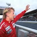 Before his crash in Australia 1995, Hakkinen was building momentum, having finished P2 twice in the last five races. Swipe for more images